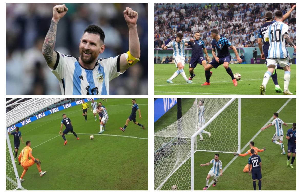 关于哥伦比亚绝杀克罗地亚，梅西统治全场的信息