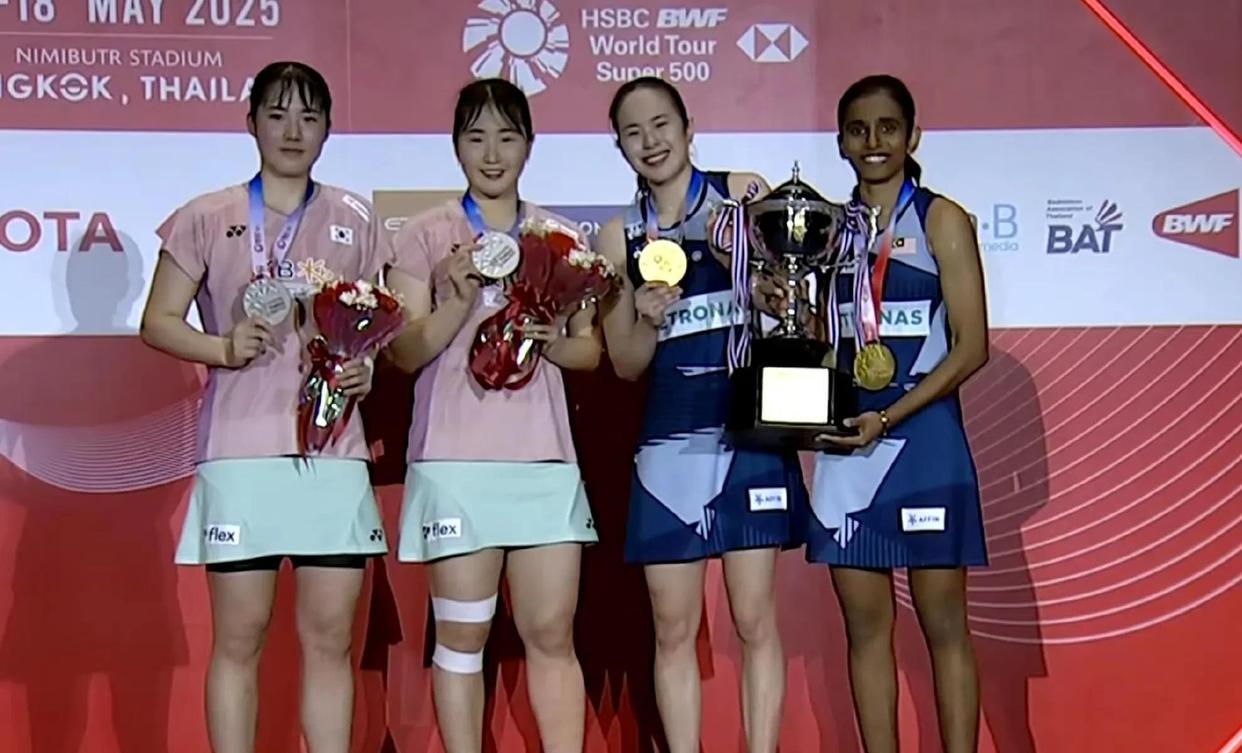 泰国队鏖战丹麦队，陈雨菲扛起全队