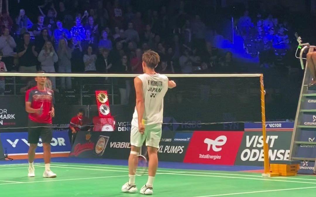 丹麦队鏖战泰国队，桃田贤斗点燃赛场